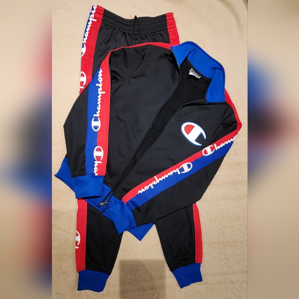 Champion Unisex Black, Red  Blue Track  Suit